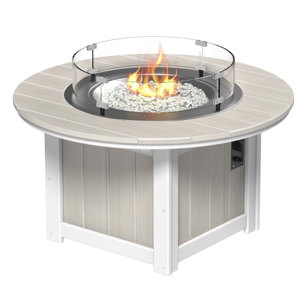 Lumin Fire Pit 46" Round Table from LuxCraft