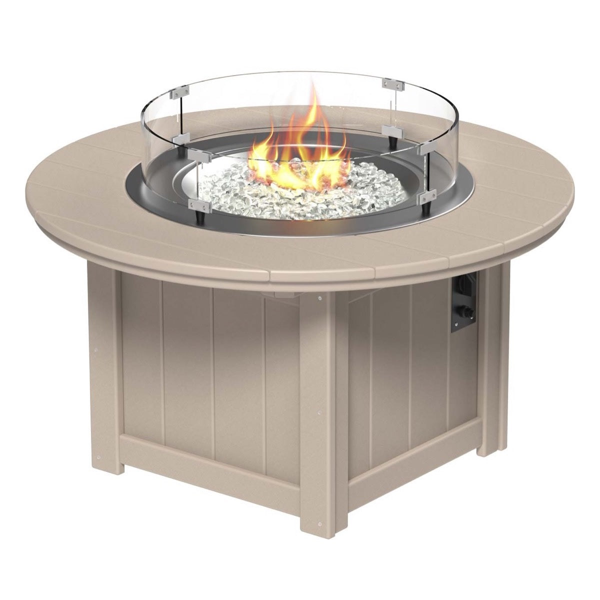 Lumin Fire Pit 46" Round Table from LuxCraft