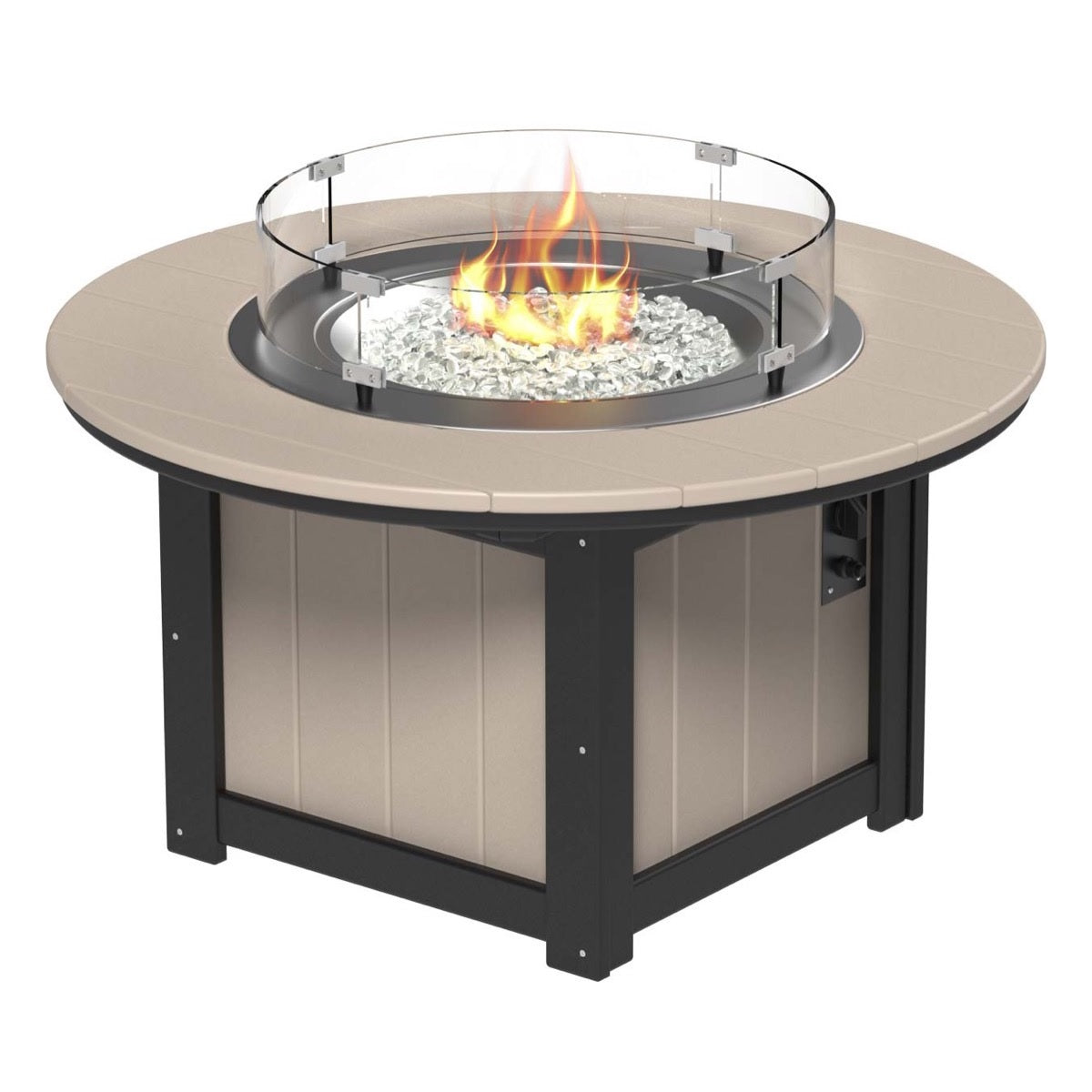 Lumin Fire Pit 46" Round Table from LuxCraft