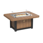 Lumin Fire Pit 51" Rectangular Table from LuxCraft