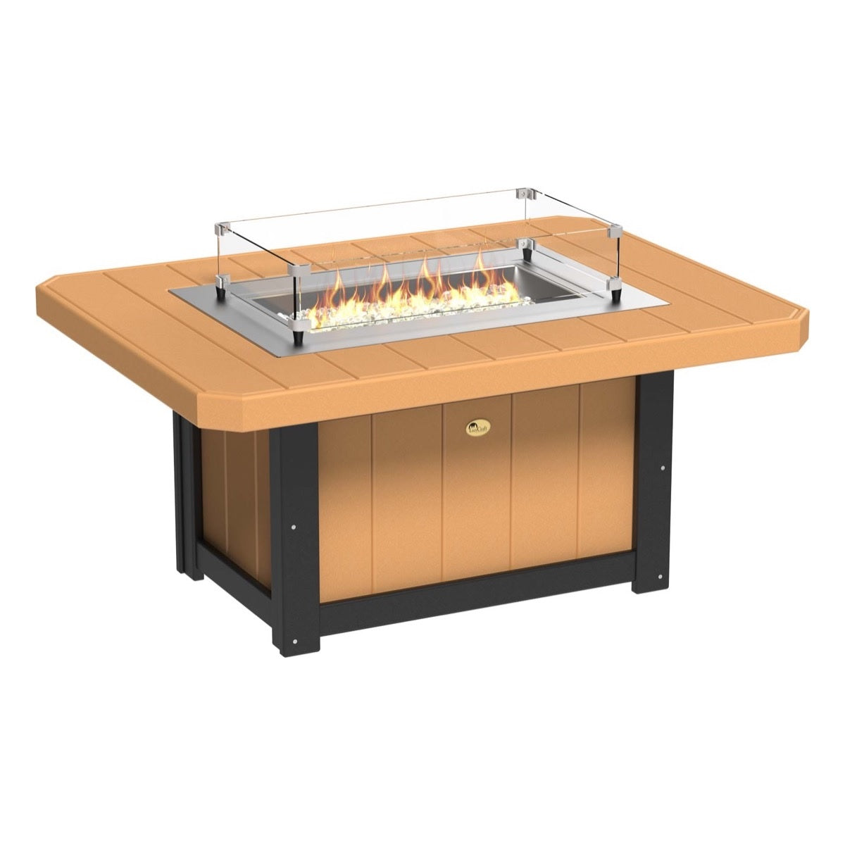 Lumin Fire Pit 51" Rectangular Table from LuxCraft