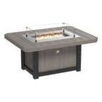 Lumin Fire Pit 51" Rectangular Table from LuxCraft
