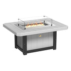 Lumin Fire Pit 51" Rectangular Table from LuxCraft