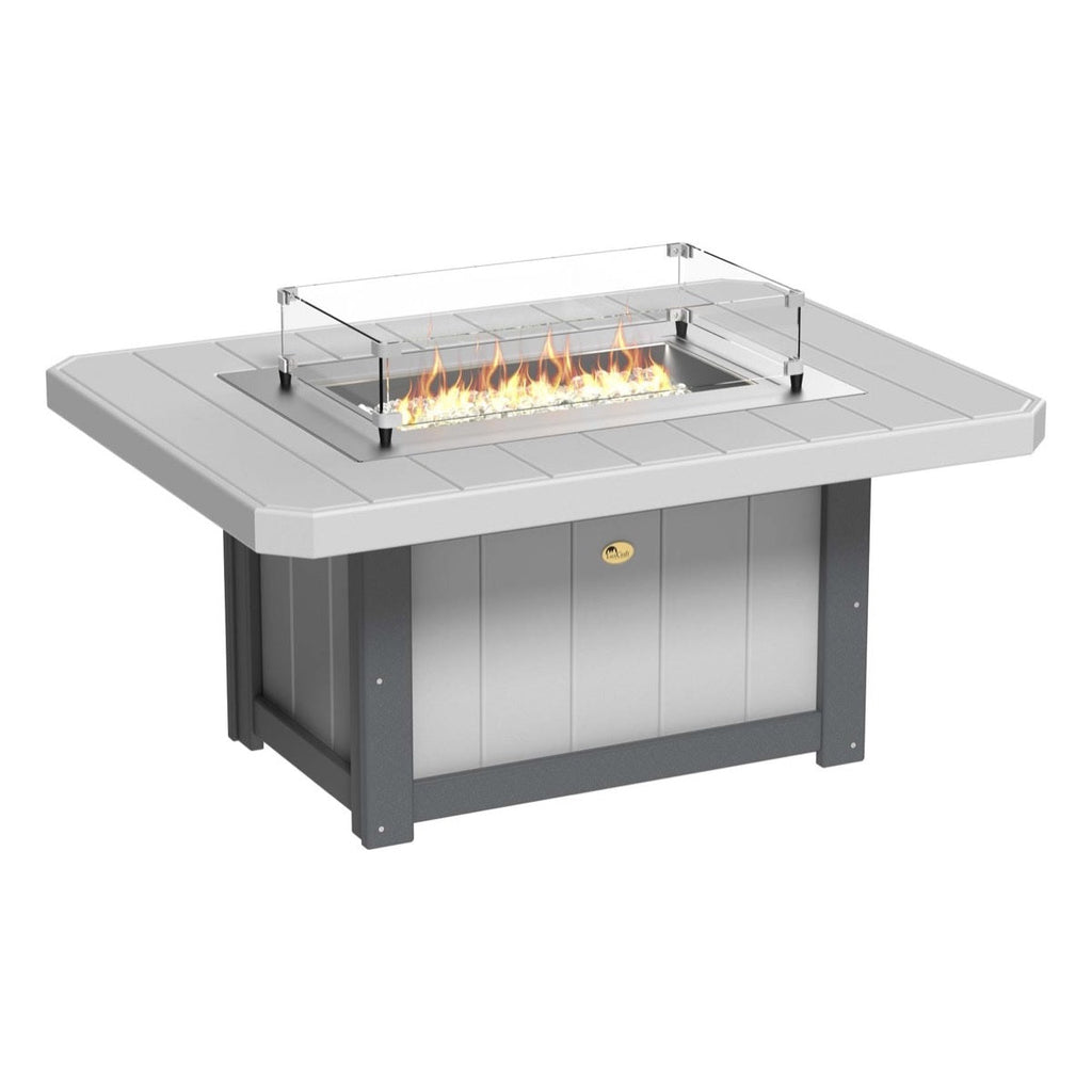 Lumin Fire Pit 51" Rectangular Table from LuxCraft