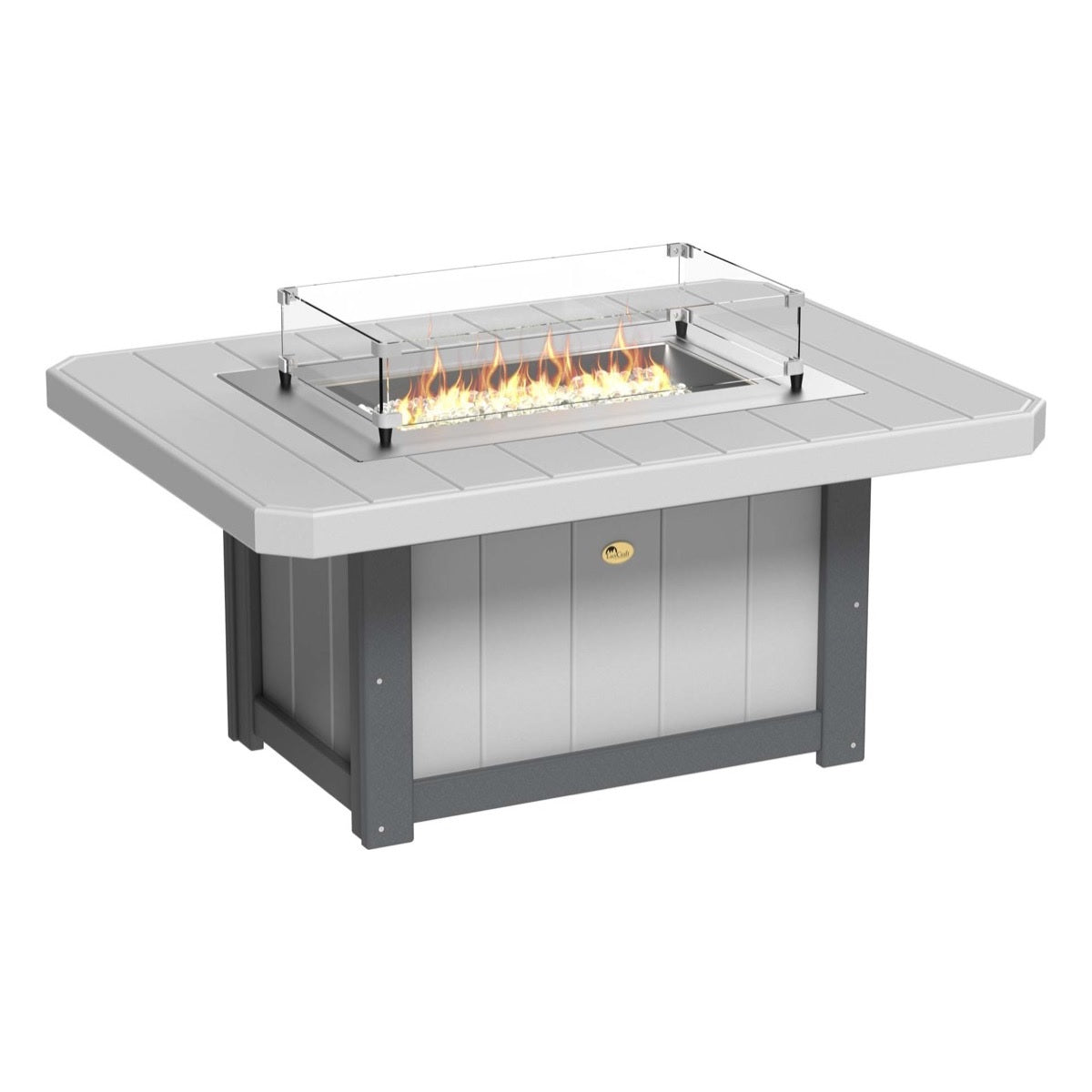 Lumin Fire Pit 51" Rectangular Table from LuxCraft