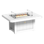 Lumin Fire Pit 51" Rectangular Table from LuxCraft