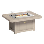Lumin Fire Pit 51" Rectangular Table from LuxCraft