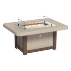 Lumin Fire Pit 51" Rectangular Table from LuxCraft