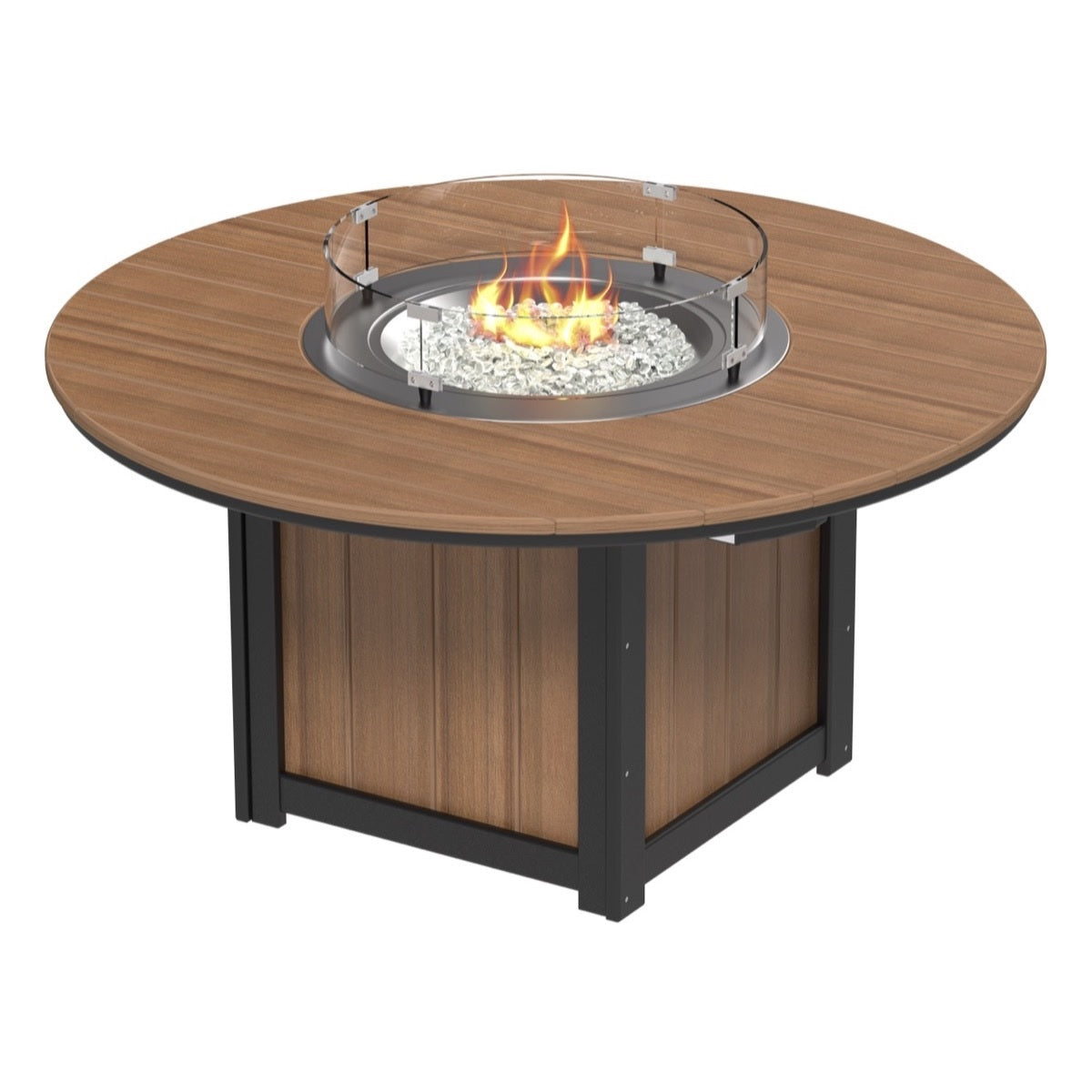 Lumin Fire Pit 60" Round Table from LuxCraft