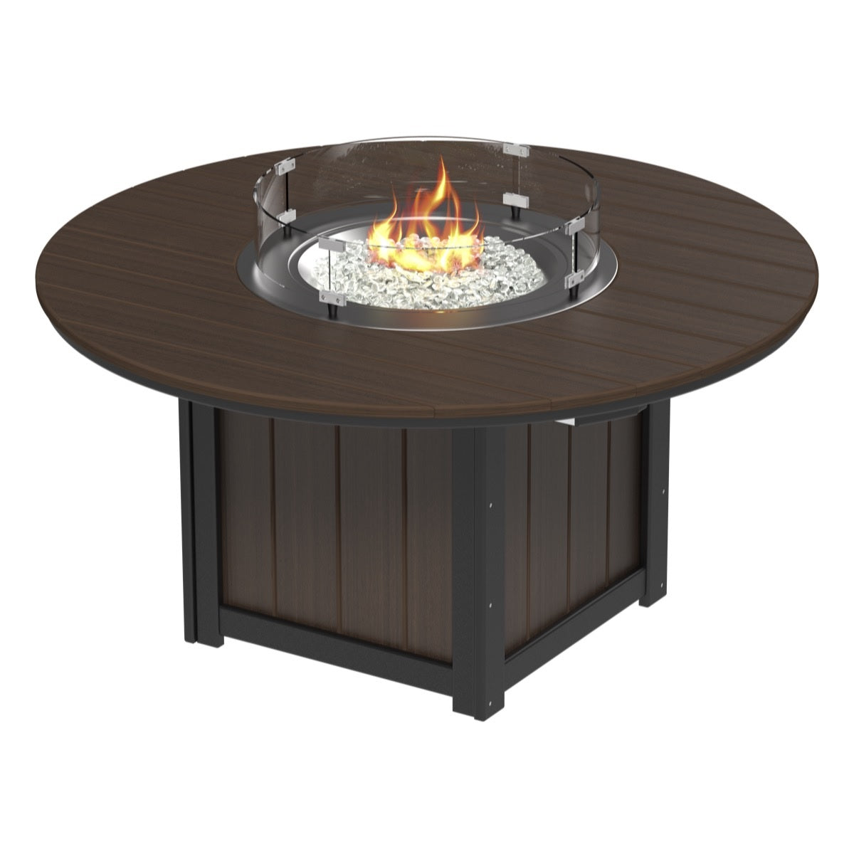 Lumin Fire Pit 60" Round Table from LuxCraft