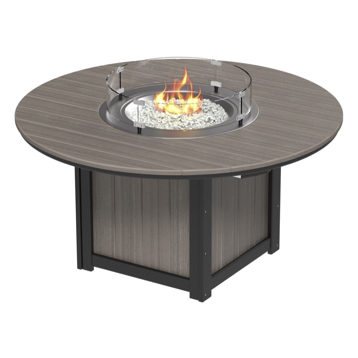 Lumin Fire Pit 60" Round Table from LuxCraft