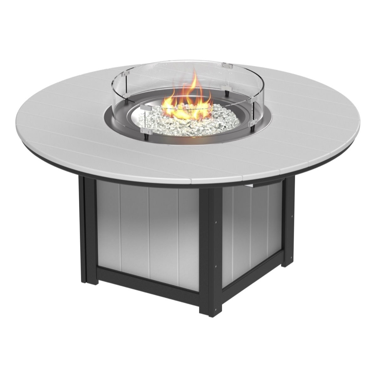 Lumin Fire Pit 60" Round Table from LuxCraft