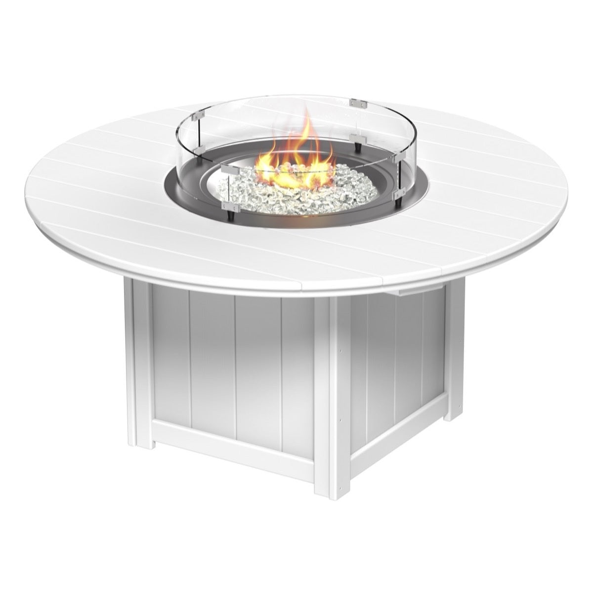 Lumin Fire Pit 60" Round Table from LuxCraft