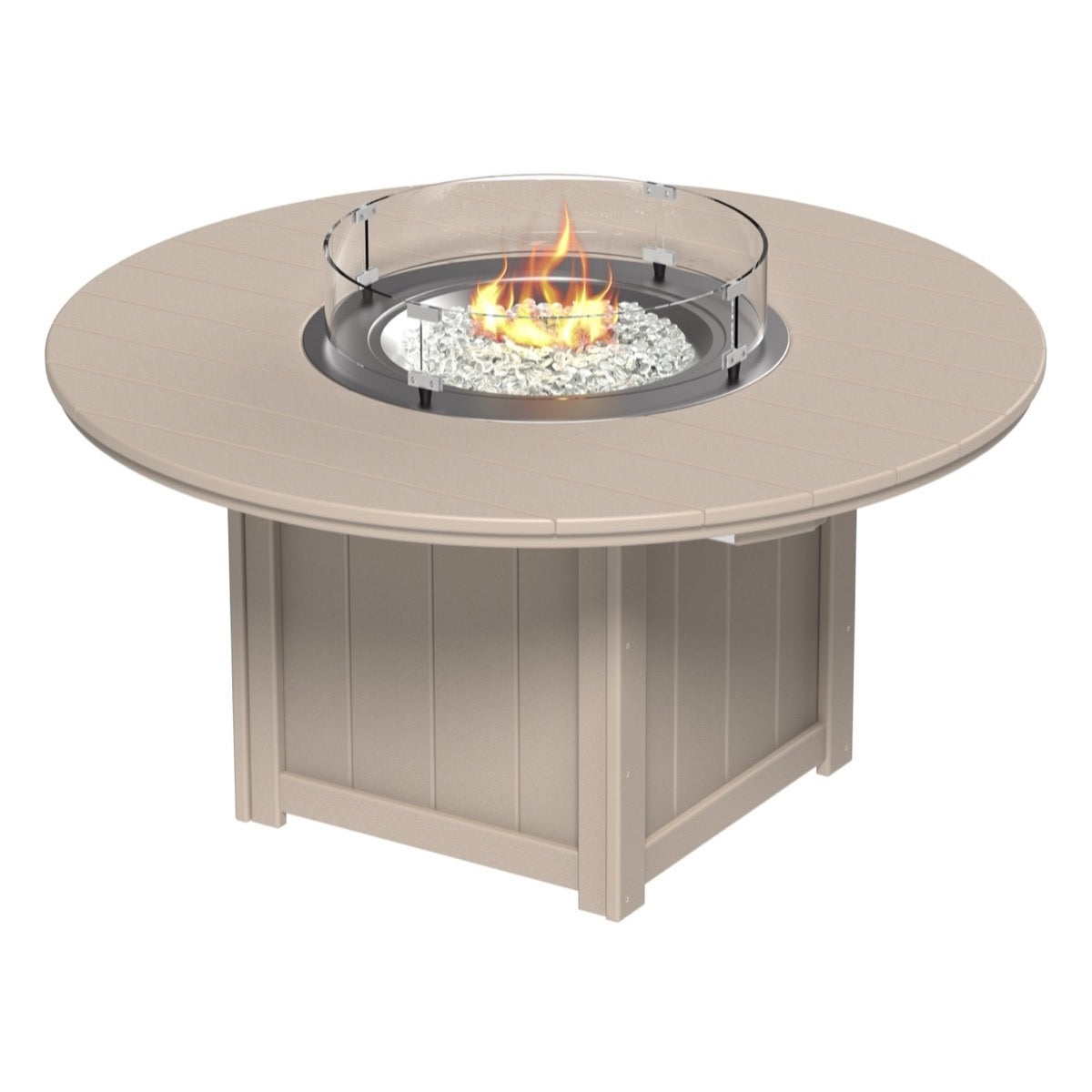 Lumin Fire Pit 60" Round Table from LuxCraft