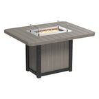 Lumin Fire Pit 62" Rectangular Table from LuxCraft