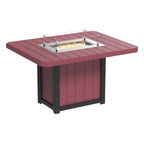 Lumin Fire Pit 62" Rectangular Table from LuxCraft