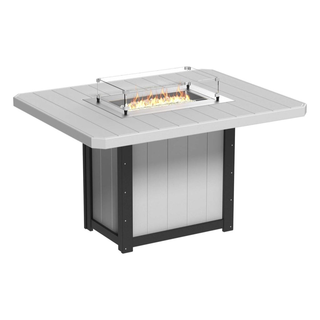 Lumin Fire Pit 62" Rectangular Table from LuxCraft