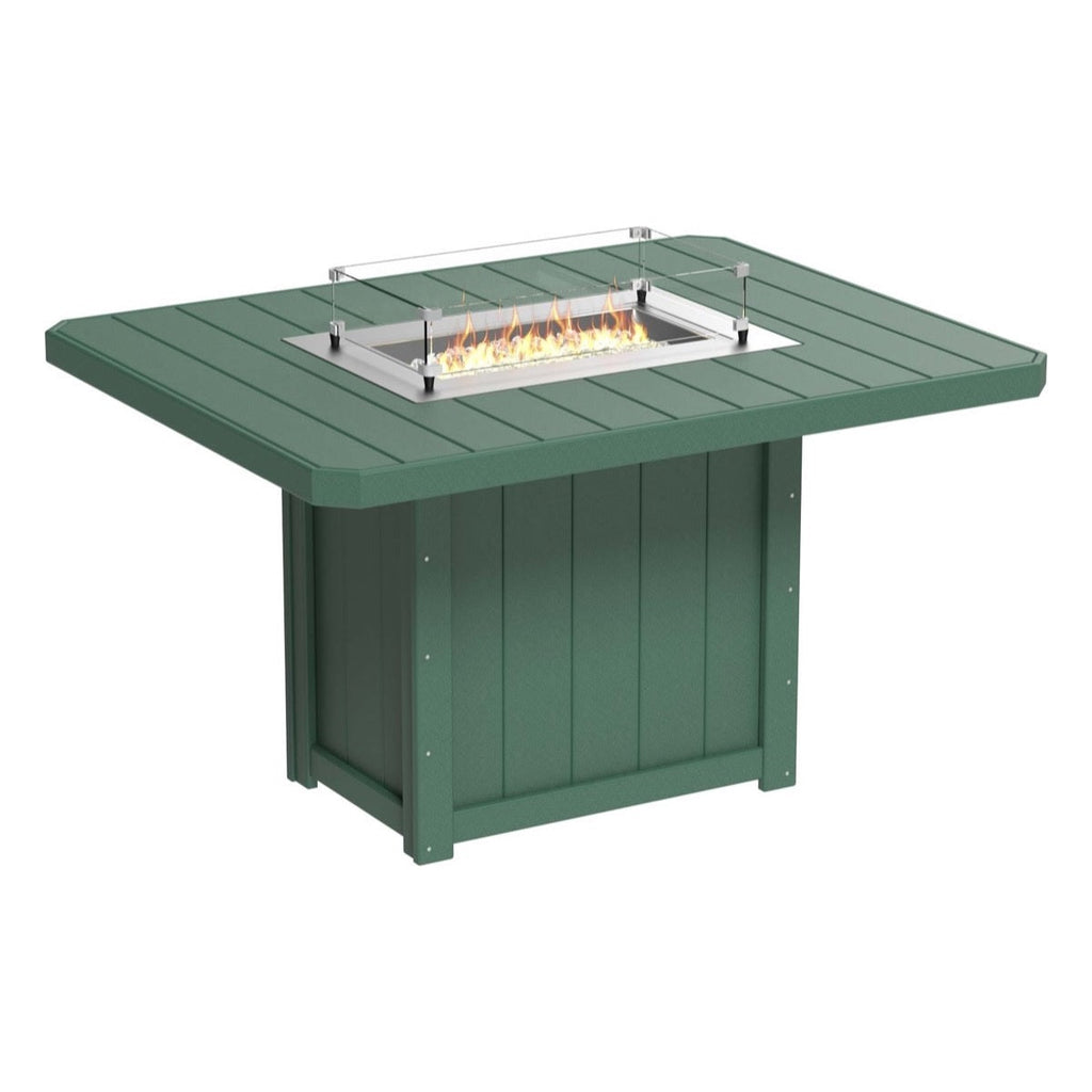 Lumin Fire Pit 62" Rectangular Table from LuxCraft