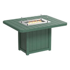 Lumin Fire Pit 62" Rectangular Table from LuxCraft