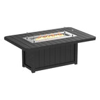 Lumin Fire Pit 79" Rectangular Table from LuxCraft