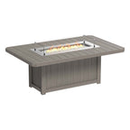 Lumin Fire Pit 79" Rectangular Table from LuxCraft