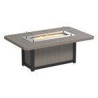Lumin Fire Pit 79" Rectangular Table from LuxCraft