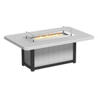 Lumin Fire Pit 79" Rectangular Table from LuxCraft