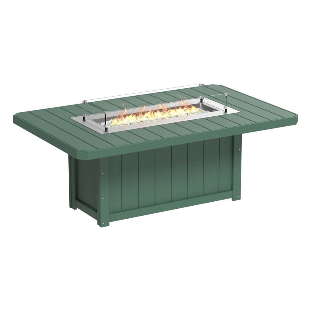 Lumin Fire Pit 79" Rectangular Table from LuxCraft