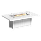 Lumin Fire Pit 79" Rectangular Table from LuxCraft
