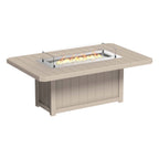 Lumin Fire Pit 79" Rectangular Table from LuxCraft