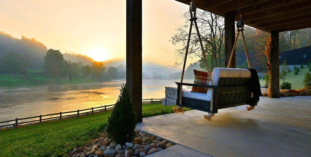 Lanai Deep Seating Loveseat Swing from LuxCraft