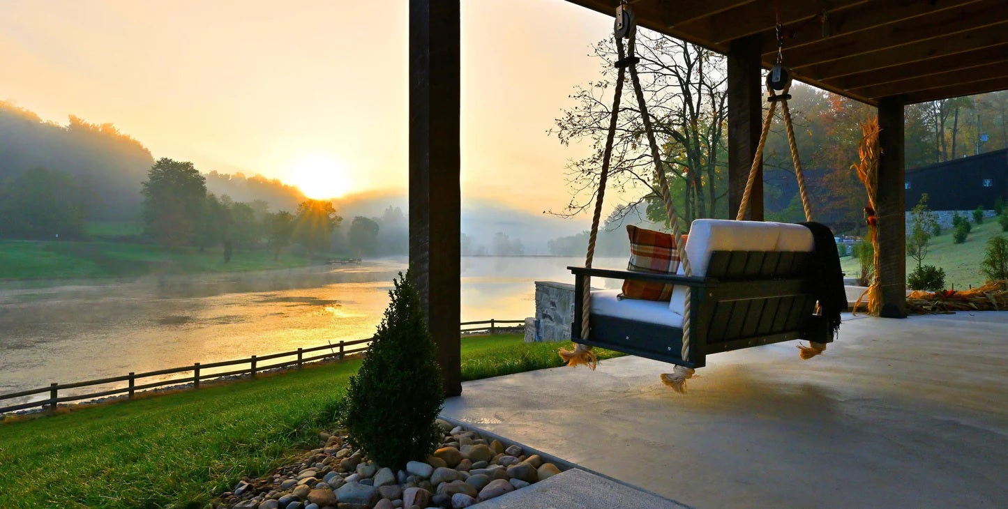 Lanai Deep Seating Loveseat Swing from LuxCraft