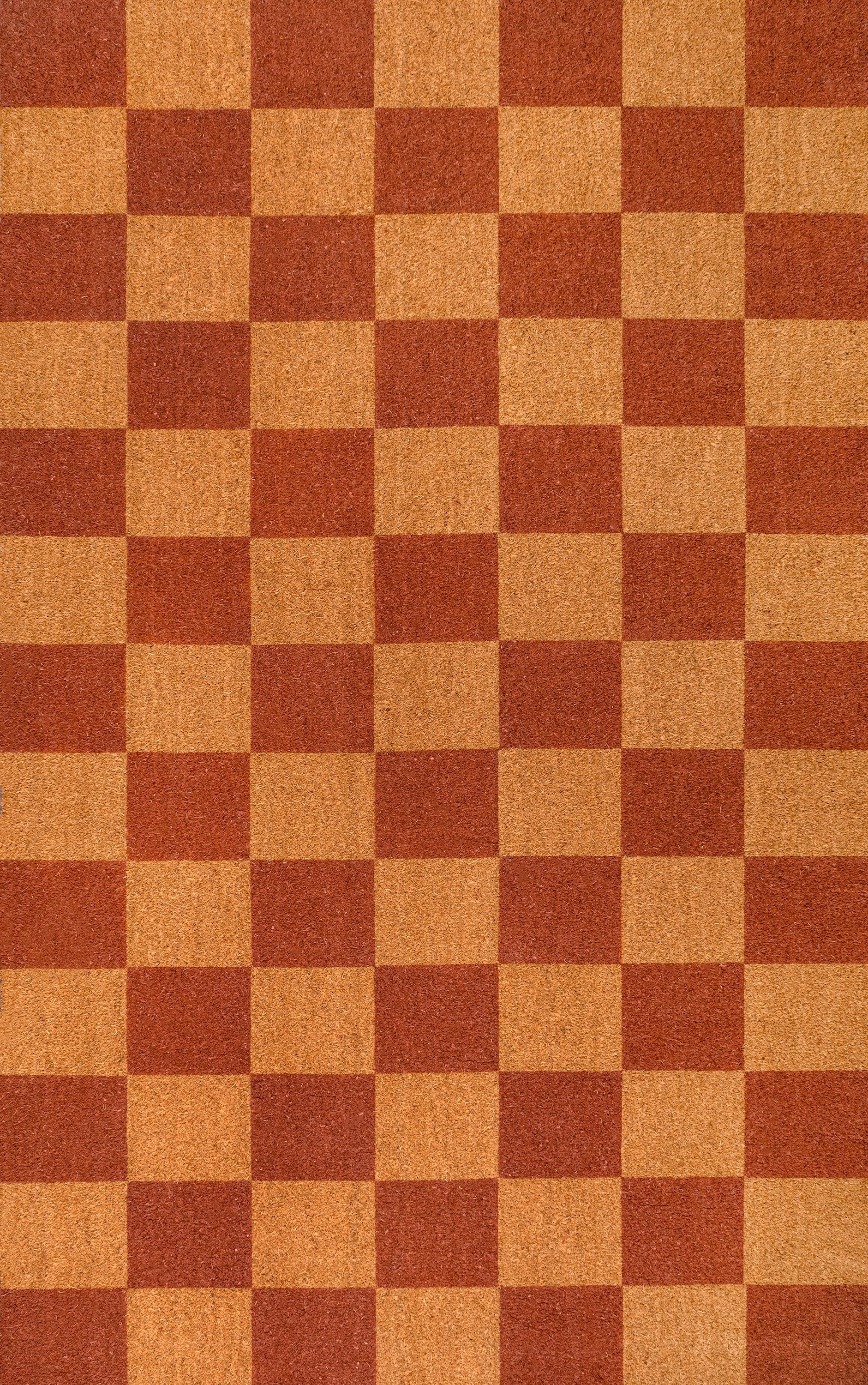 Porter Classic Farmhouse Checkered Coir Indoor/Outdoor Doormat