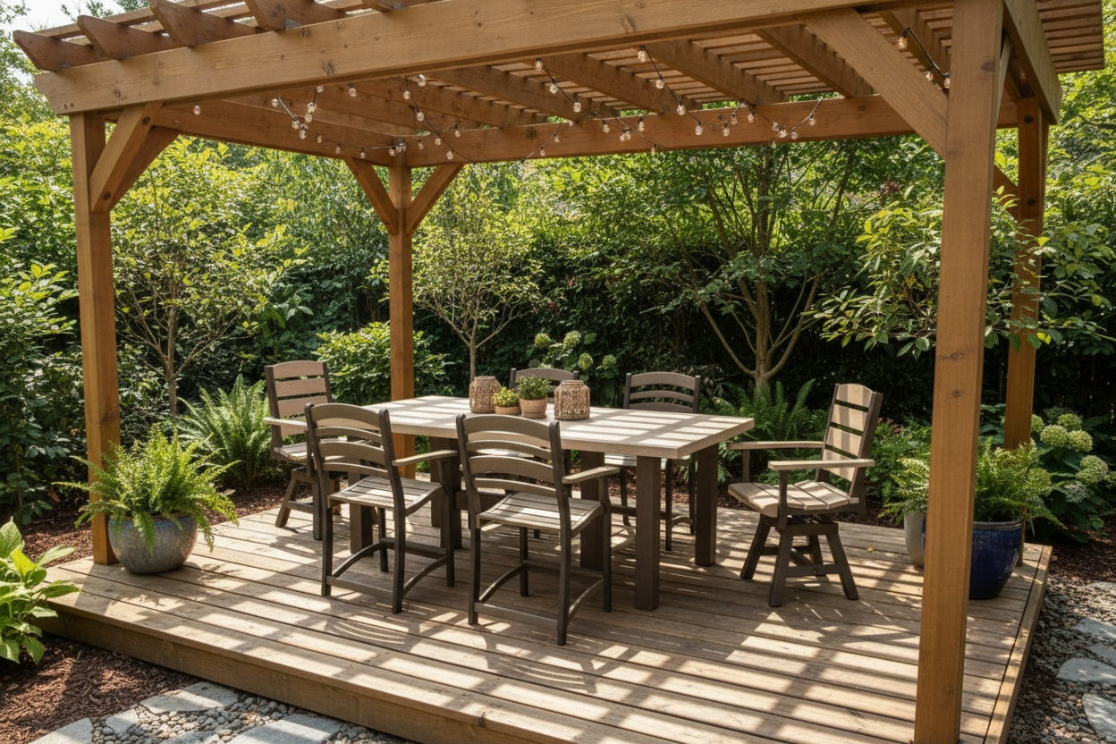 Beige & Chocolate Napa Resin Dining Collection