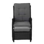 Gardeon Recliner Chair Sun lounge Wicker Lounger Outdoor Furniture