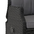 Gardeon Recliner Chair Sun lounge Wicker Lounger Outdoor Furniture