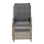 Gardeon Recliner Chair Sun lounge Wicker Lounger Outdoor Furniture