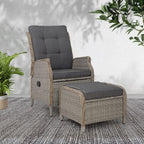 Gardeon Recliner Chair Sun lounge Wicker Lounger Outdoor Furniture