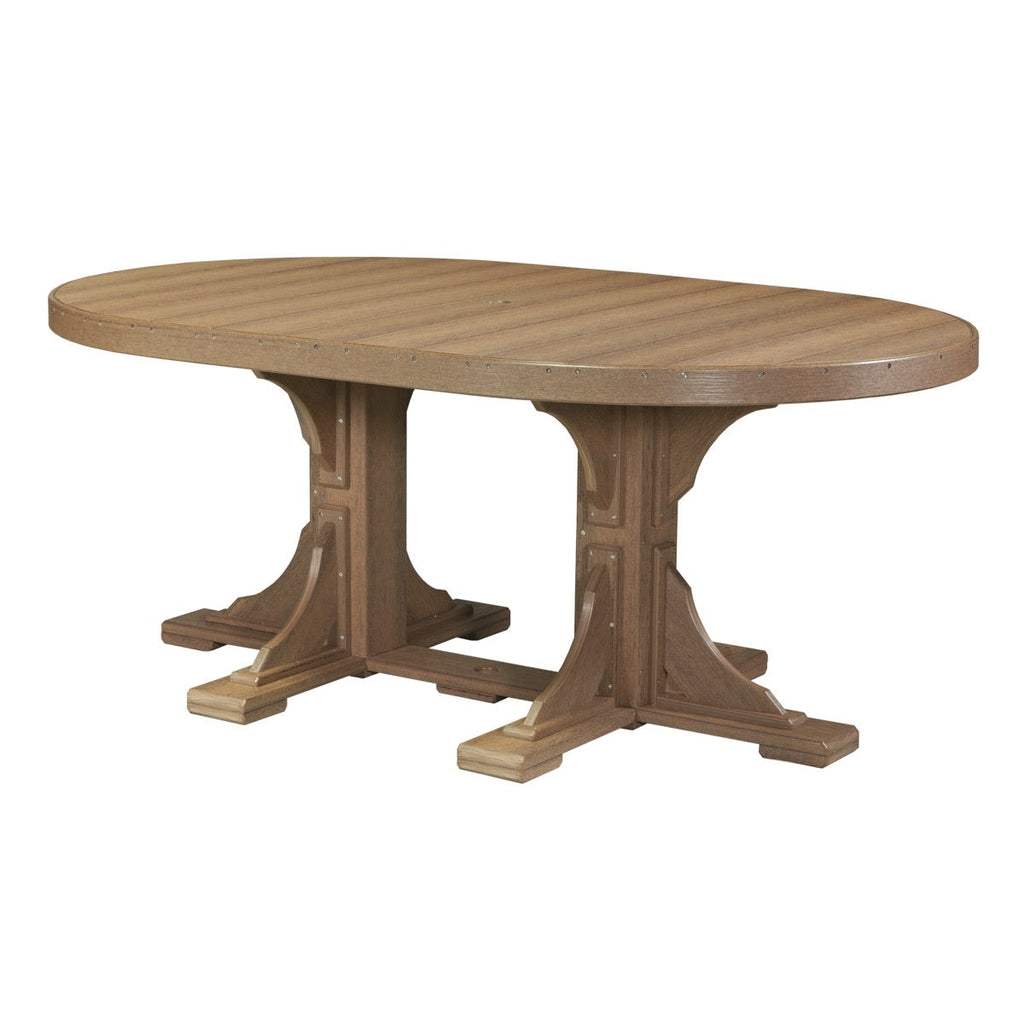 4' x 6' Oval Dining Table from LuxCraft