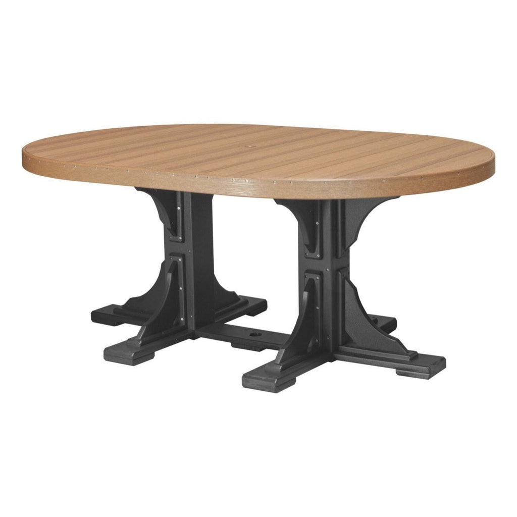 4' x 6' Oval Dining Table from LuxCraft