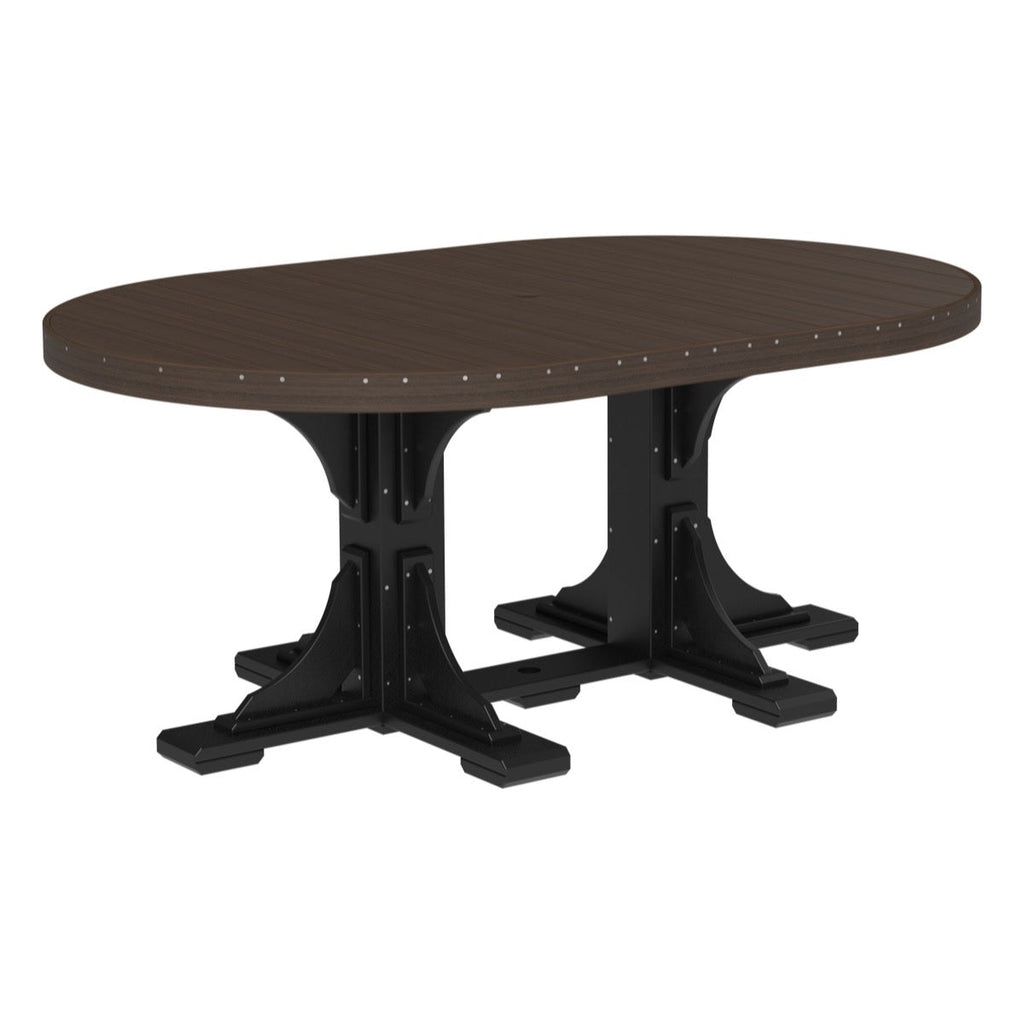 4' x 6' Oval Dining Table from LuxCraft