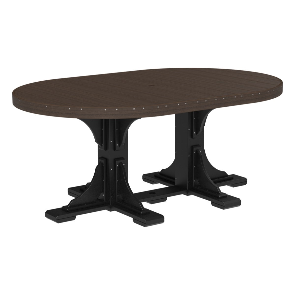 4' x 6' Oval Dining Table from LuxCraft