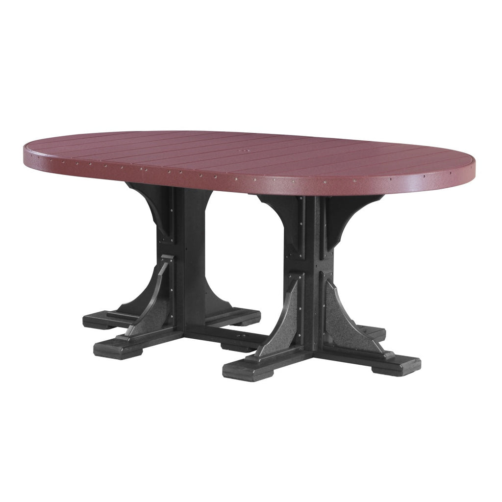 4' x 6' Oval Dining Table from LuxCraft