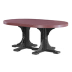 4' x 6' Oval Dining Table from LuxCraft