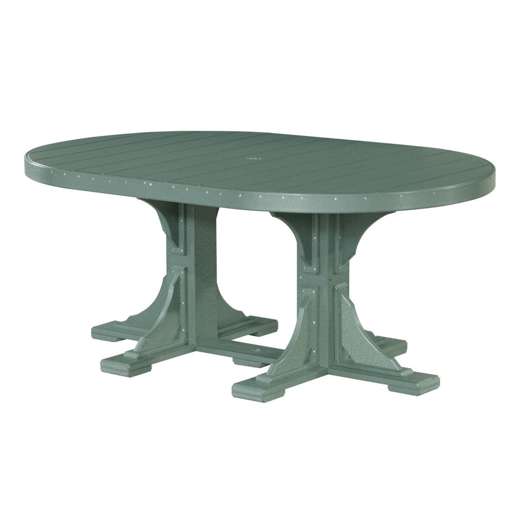 4' x 6' Oval Dining Table from LuxCraft