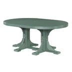 4' x 6' Oval Dining Table from LuxCraft