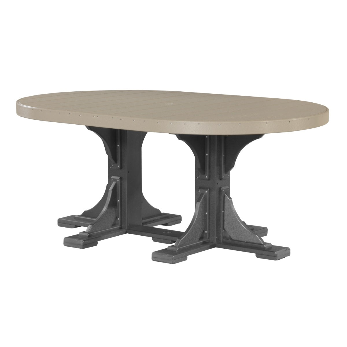 4' x 6' Oval Dining Table from LuxCraft