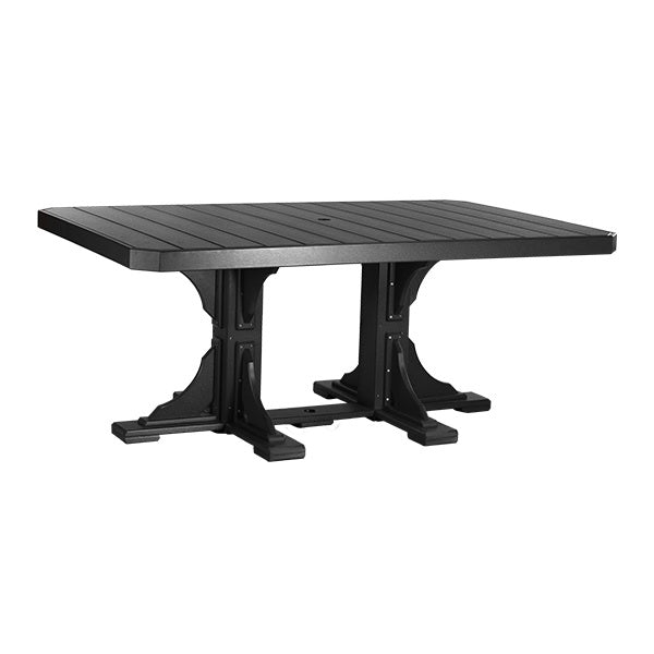4' x 6' Rectangular Dining Table from LuxCraft