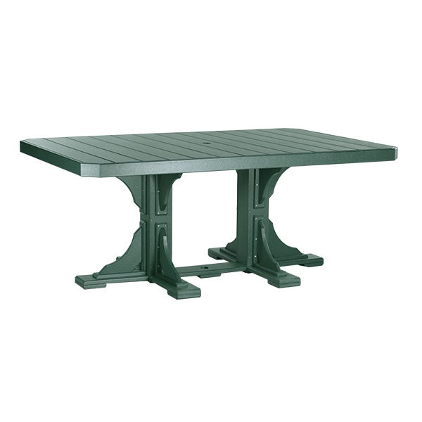 4' x 6' Rectangular Dining Table from LuxCraft