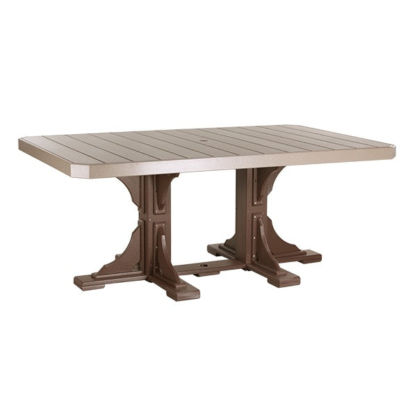 4' x 6' Rectangular Dining Table from LuxCraft